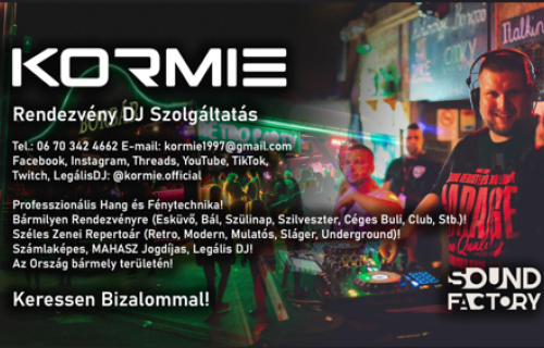 KORMIE Event DJ Service - esküvői szolgáltató