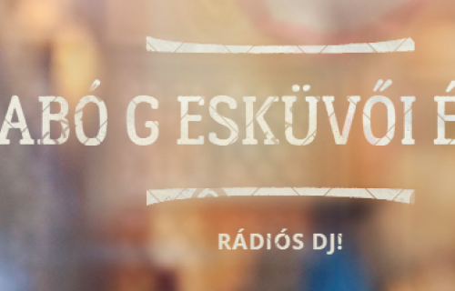 Szabó Gábor Rádiós Dj Szabó Gábor Rádiós Dj - esküvői szolgáltató