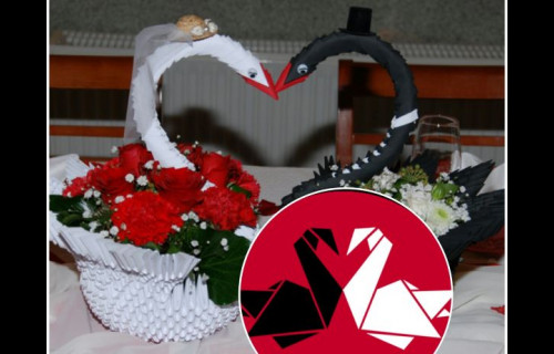 Csilla origami dekoráció Csilla origami dekoráció - esküvői szolgáltató