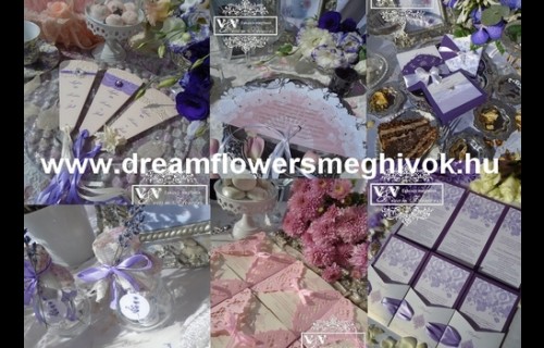 Dream Flowers Esküvői Meghívók Dream Flowers Esküvői Meghívók - esküvői szolgáltató