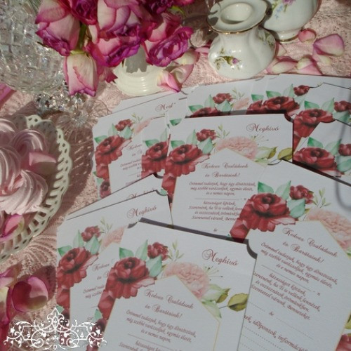 Exkluzív esküvői meghívók sokféle színben és stílusban: www.dreamflowersmeghivok.hu
